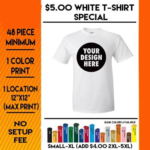 WHITE T-SHIRT SPECIAL